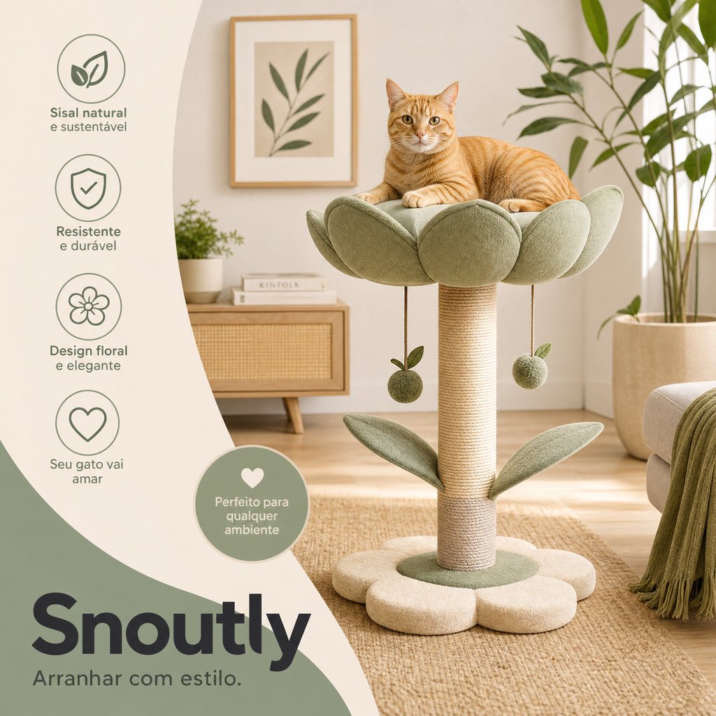 Arranhador Snoutly – Visual para Redes Sociais