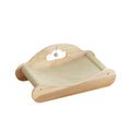 Chaise longue horizontal de sisal para gatos, com zona de arranhar integrada e superfície confortável para descanso